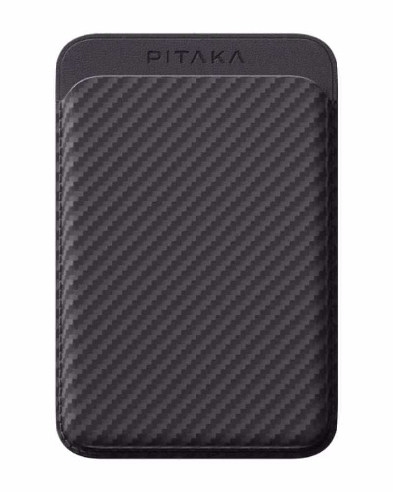 Чохол-кардхолдер Pitaka Magnetic Woven Wallet Black/Grey (MWW2401)
